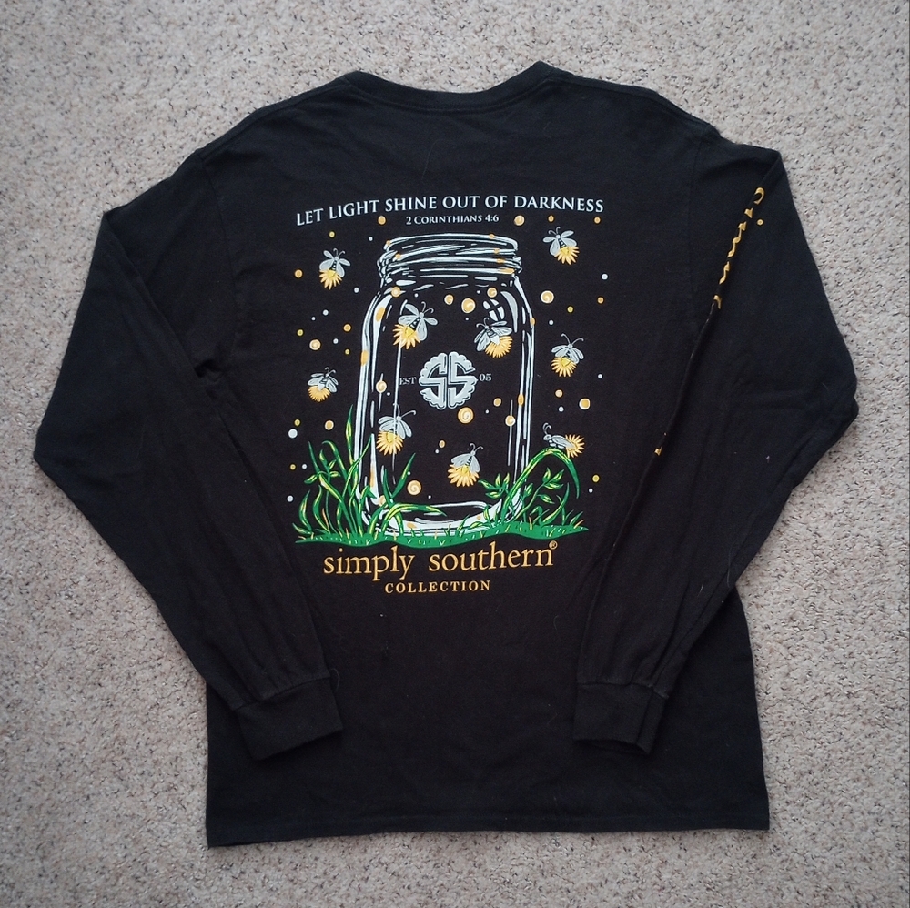 Simply Southern Let Light Shine Out Of Darkness Long sleeve
